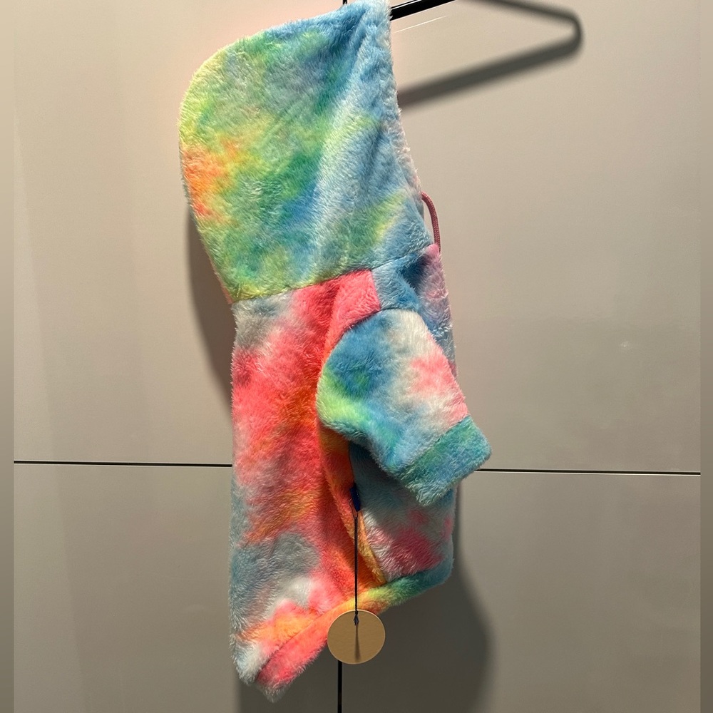 Colorful Tie-Dye Dog Hoodie